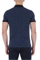 polo marškinėliai plater 07 | slim fit | pima BOSS BLACK tamsiai mėlyna