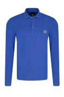 polo marškinėliai passerby | slim fit BOSS ORANGE mėlyna