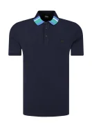 polo marškinėliai polarized | regular fit | pique BOSS ORANGE tamsiai mėlyna