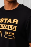 marškinėliai graphic 8 | regular fit G- Star Raw juoda