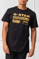 marškinėliai graphic 8 | regular fit G- Star Raw juoda