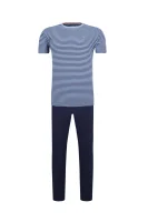 pižama ss set stripe | regular fit Tommy Hilfiger mėlyna