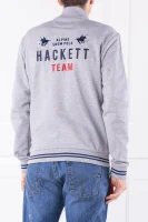 džemperis snow full zip | regular fit Hackett London pilka