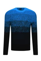 megztinis kardumage | regular fit | su vilnos priemaiša BOSS ORANGE mėlyna