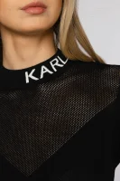 Megztinis | Slim Fit Karl Lagerfeld juoda