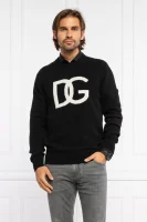 Vilnonis megztinis | Regular Fit Dolce & Gabbana juoda