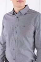 marškiniai | slim fit Armani Exchange pilka
