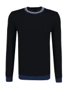 megztinis talvino | slim fit BOSS BLACK tamsiai mėlyna