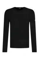 wełniana džemperis | comfort fit EA7 juoda