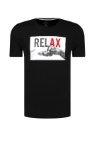 tėjiniai marškinėliai | regular fit Armani Exchange juoda
