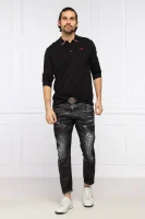polo marškinėliai Donol211 | Regular Fit | pique HUGO juoda