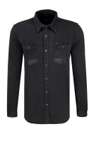 marškiniai truckee | slim fit GUESS juoda