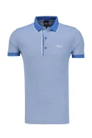 polo marškinėliai paule 4 | slim fit BOSS GREEN mėlyna