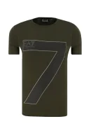 tėjiniai marškinėliai | regular fit EA7 pilkšva
