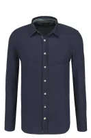 lniana marškiniai | shaped fit Marc O' Polo tamsiai mėlyna