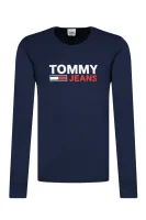Longsleeve | Regular Fit Tommy Jeans tamsiai mėlyna