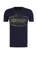 tėjiniai marškinėliai worn well indigo tee | regular fit Superdry tamsiai mėlyna