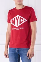 tėjiniai marškinėliai shear tee | regular fit Tommy Hilfiger raudona