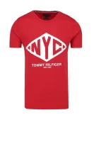 tėjiniai marškinėliai shear tee | regular fit Tommy Hilfiger raudona
