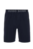 šortai od piżamy | regular fit BOSS BLACK tamsiai mėlyna
