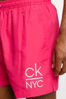 šortai maudymosi | regular fit Calvin Klein Swimwear rožinė