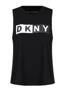 top marškinėliai | regular fit DKNY Sport juoda