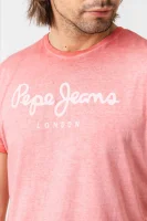 tėjiniai marškinėliai west sir | regular fit Pepe Jeans London rožinė