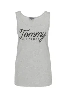 top marškinėliai dana | regular fit Tommy Hilfiger pilka