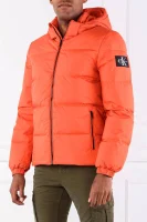 striukė hooded down jacket | regular fit CALVIN KLEIN JEANS oranžinė
