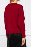Megztinis | Relaxed fit DKNY raudona