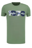 tėjiniai marškinėliai dion | slim fit Pepe Jeans London žalia