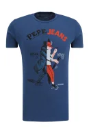 tėjiniai marškinėliai parton | slim fit Pepe Jeans London mėlyna