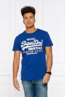 Marškinėliai VL OFF PISTE | Slim Fit Superdry mėlyna