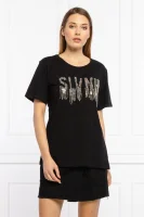 Marškinėliai | Regular Fit Silvian Heach juoda