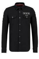 marškiniai military storm | classic fit Superdry juoda