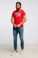 Marškinėliai GOLDERS | Tailored slim Pepe Jeans London raudona