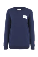 džemperis multi logo | regular fit CALVIN KLEIN JEANS tamsiai mėlyna