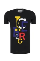 tėjiniai marškinėliai | regular fit Iceberg juoda