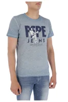 tėjiniai marškinėliai george | slim fit Pepe Jeans London žydra