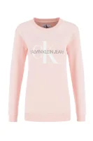džemperis | oversize fit CALVIN KLEIN JEANS rožinė