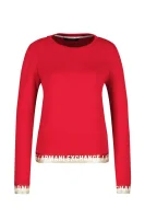 džemperis | regular fit Armani Exchange raudona