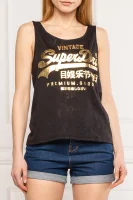 marškinėliai snake burnout classic | regular fit Superdry ruda