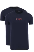tėjiniai marškinėliai 2-pack | slim fit Emporio Armani tamsiai mėlyna