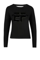 džemperis | regular fit Elisabetta Franchi juoda