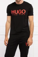 tėjiniai marškinėliai dolive | regular fit HUGO juoda