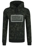 džemperis | regular fit EA7 chaki