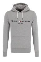 džemperis tommy logo | regular fit Tommy Hilfiger pilka