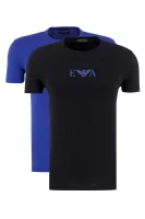 tėjiniai marškinėliai 2-pack | slim fit Emporio Armani mėlyna