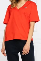 Marškinėliai | Classic fit Lacoste raudona