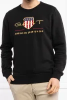 Džemperis | Regular Fit Gant juoda